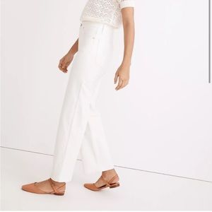 The Perfect Vintage Wide-Leg Crop Jean in Tile White